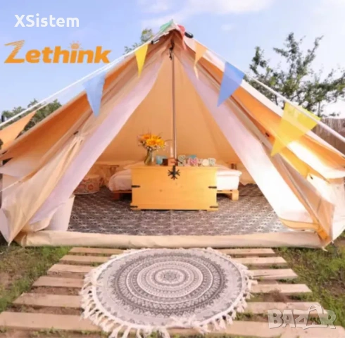 Глемпинг палатка Ф4 метра, снимка 6 - Палатки - 53239097