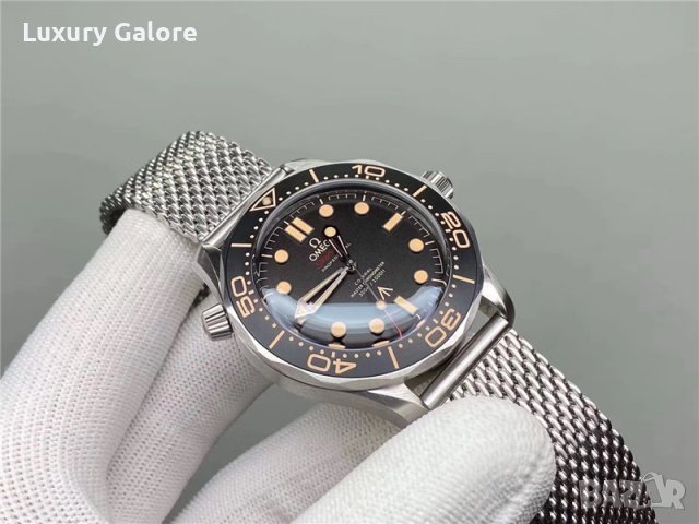 Мъжки часовник OMEGA Seamaster Diver 300M 007 Edition с автоматичен механизъм, снимка 3 - Мъжки - 37223692