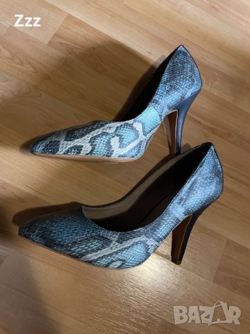 Змийски обувки на ток, снимка 5 - Дамски елегантни обувки - 39852971