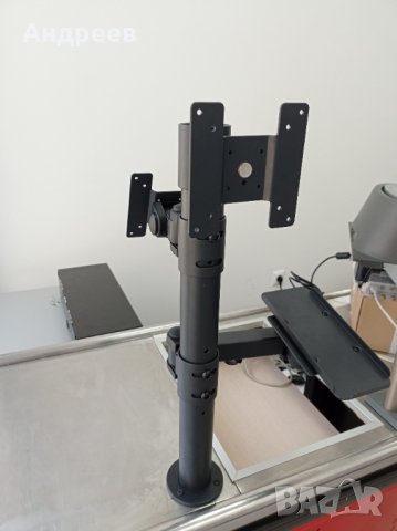 Стойка за два монитора и банков терминал, снимка 4 - Оборудване за магазин - 34129098