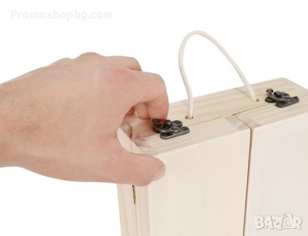 Дървен куфар с инструменти, 32 части, Малък майстор, детски инструменти, снимка 5 - Други - 40918950