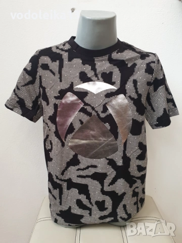 нова сиво черна тениска Х БОХ