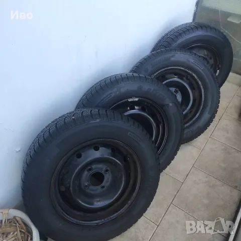 4 зимни гуми с джанти 185/65/14 за пежо 206
