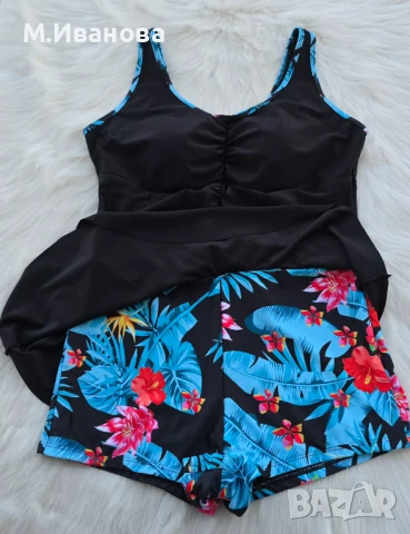 Дамски бански тип боксер 2ХЛ - НОВ, снимка 7 - Бански костюми - 51411613