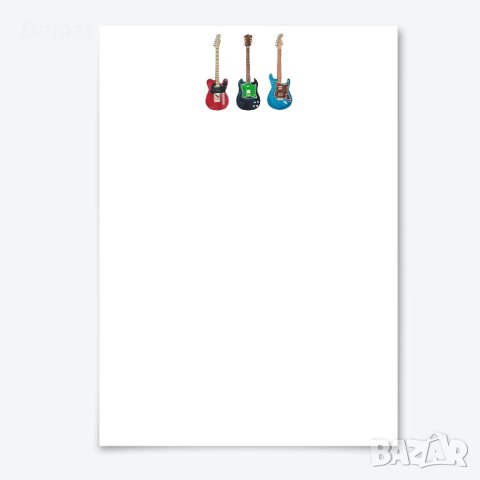 Хартия за писане на писма Електрическа китара, снимка 4 - Други - 41905681