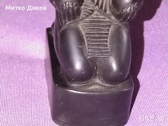 Скулптурка абанос Рамзес II K-176мм като нова, снимка 13 - Декорация за дома - 49798516