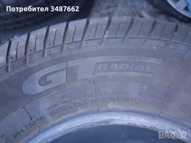 185 R 14C за БУС RADIAL 2бр летни , снимка 4 - Гуми и джанти - 55980418