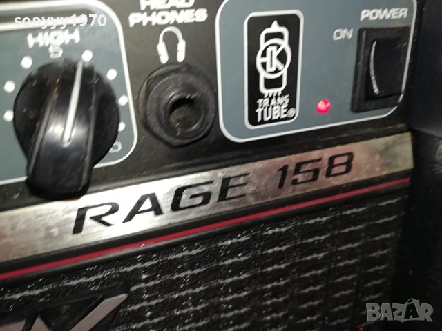 PEAVEY RAGE158 TRANS TUBE-УСИЛВАТЕЛ-КУБЕ ВНОС SWISS 2202241557, снимка 9 - Ресийвъри, усилватели, смесителни пултове - 44418809