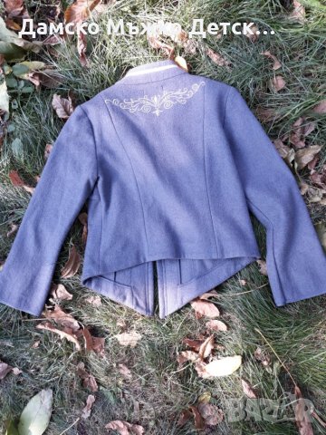 Вълнено дамско сако 42 размер, снимка 5 - Сака - 34397526