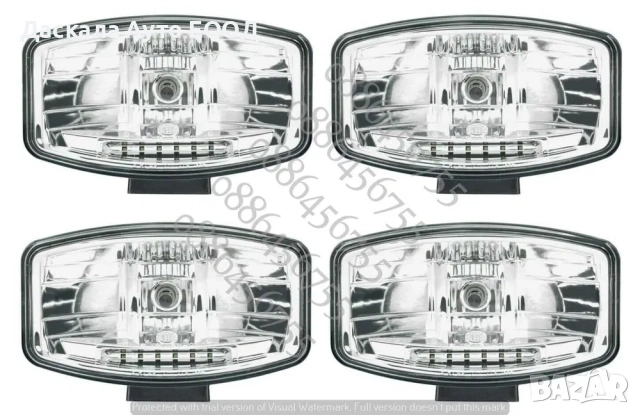 ПРОМОЦИЯ!!!! 1 бр. Комбо Халогени + LED spot тип Hella за ролбар на камион , 24V , снимка 3 - Аксесоари и консумативи - 48715234