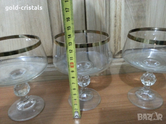 Ретро кристални чаши, снимка 3 - Антикварни и старинни предмети - 36200836