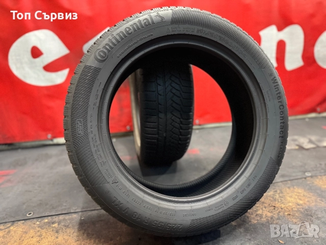 225 55 18, Зимни гуми, Continental WinterContactTS850P, 2 броя, снимка 5 - Гуми и джанти - 52211052