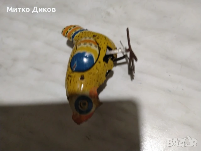 Стара руска СССР механична ламаринена играчка Made in USSR, снимка 2 - Колекции - 51106890