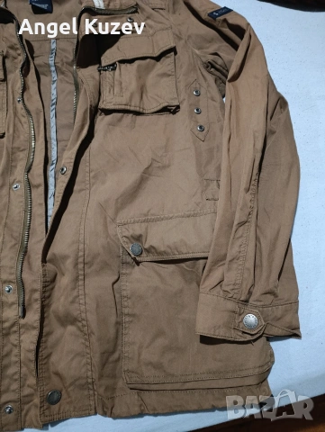 Стилни мъжко яке HOX (Morphogenesis) – Размер L, Като ново!, снимка 3 - Якета - 53565289