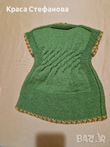 Ръчно плетени детски елек , снимка 5 - Други - 42379621