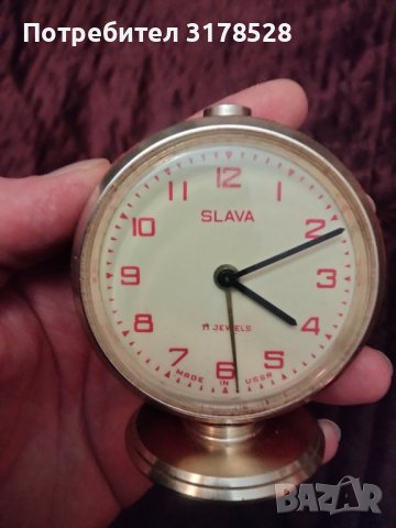 Руски будилник SLAVA , снимка 2 - Други - 42642887