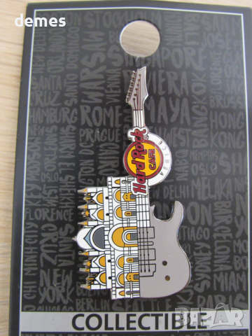 Оригинална метална значка Hard Rock Cafe Венеция, Италия, снимка 1 - Колекции - 36421570