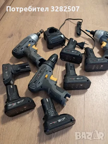 Ударен винтоверт KRAFTWELE 18V , снимка 3 - Винтоверти - 50179492