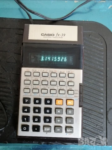 Ретро калкулатор CASIO fx-39, снимка 6 - Антикварни и старинни предмети - 50522936