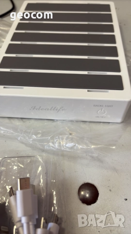 Смарт зарядна станция за 7бр телефони и таблети (70W, QC3.0), снимка 7 - Друга електроника - 51690730