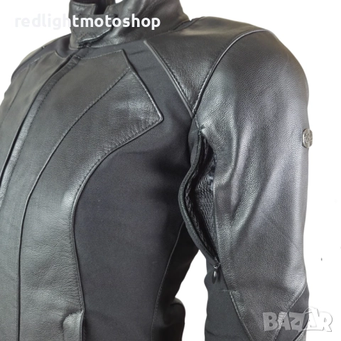 📌 5461 | Cafe Racer Дамско мото яке от текстил и естествена кожа – размер 36 – 240 лв, снимка 3 - Аксесоари и консумативи - 52801893
