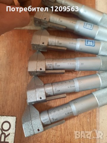 ГДР микрометър вътромер 25-50мм, снимка 6 - Други инструменти - 44185911