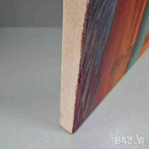 Портрет на Хан Аспару̀х [680г.-700г.]-ръчно рисуван на платно от Люб.Петров 2008г., снимка 9 - Картини - 47776412