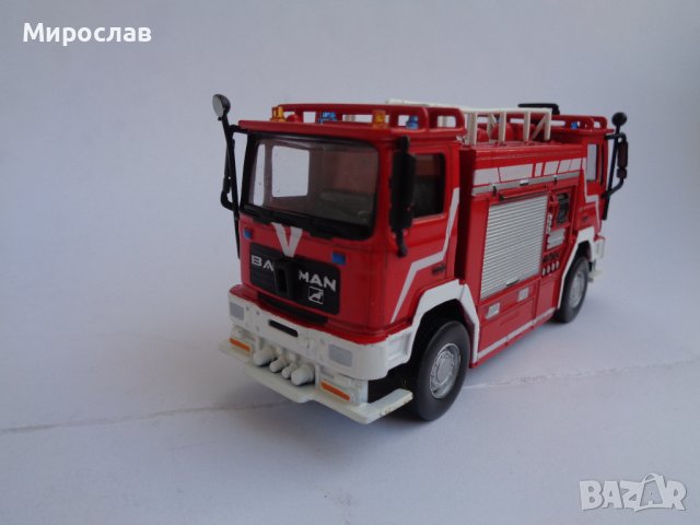 DEL PRADO 1/64 MAN Janus 4000 ПОЖАРНА КОЛИЧКА КАМИОН МОДЕЛ, снимка 2 - Колекции - 44311504
