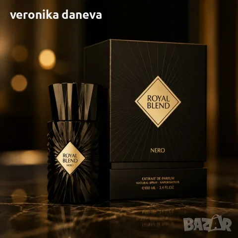 Royal Blend Nero Extrait de Parfum 100 мл – Луксозен арабски парфюм за него и нея с ванилия, уд и дъ