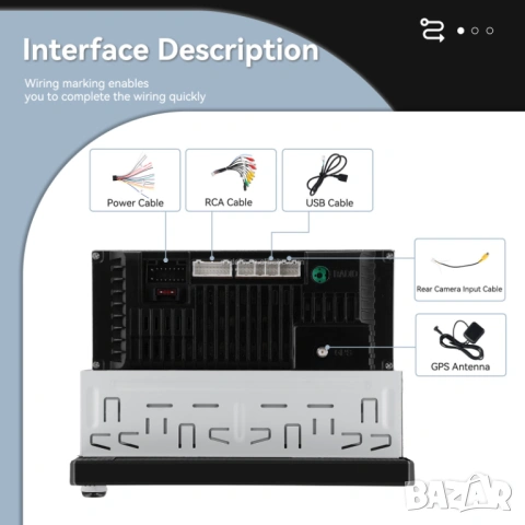 Мултимедия Android Auto, Carplay, плеър, единичен дин, навигация, кола, автомобил, 1DIN, с Андроид , снимка 7 - Аксесоари и консумативи - 53060508