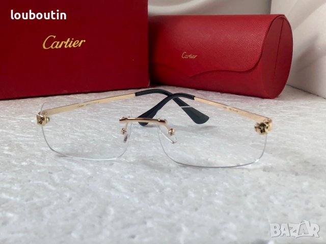 Cartier унисекс прозрачни слънчеви диоптрични рамки очила за компютър