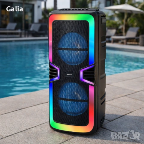 Bluetooth караоке тонколона с Led осветление