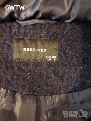 Reserved зимно яке тип палто, с качулка, снимка 6 - Якета - 52667501