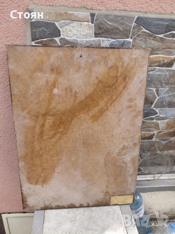 картина печат върху фазер, снимка 4 - Антикварни и старинни предмети - 53432212