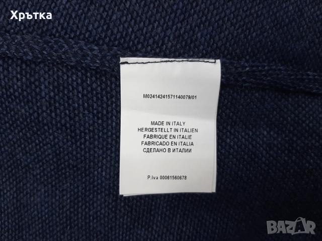 Gran Sasso - Мъжка жилетка с цип от вълна размер 52 / L, снимка 10 - Пуловери - 52558733