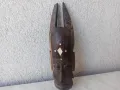 Кост, абанос, Африка, тотем, глава, бюст, дърворезба, фигурка

, снимка 9