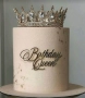 Birthday Queen въртел сребрист златист надпис акрил топер декор украса за торта рожден ден кралица, снимка 4