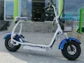 ЕЛЕКТРИЧЕСКИ СКУТЕР Maxmotors Little City Harley 1200W СВЕТЛО СИН, снимка 8