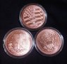 Медни доларови монети по една унция 3бр, снимка 2