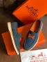 Hermes естествена кожа мъжки официални обувки два цвята , снимка 2