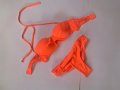 Неоново оранжев бански бразилиана, снимка 1 - Бански костюми - 41507293