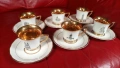 Комплект за кафе, 6 чинийки, 6 чашки, Чехословакия , снимка 1