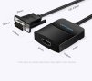 Vention адаптер Adapter VGA to HDMI with sound - Active converter with AUX-in and Micro USB  - ACNBB, снимка 2