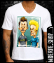 Тениска с щампа BEAVIS AND BUTTHEAD MTV, снимка 1 - Тениски - 36423309
