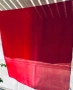 Луксозен копринен шал YAM YAM - OMBRE RUBY RED, снимка 9