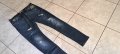 zara man skinny fit размер 32 мъжки дънки слим скини вталени леко ластични тъмо сини, снимка 12