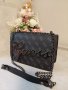 Черна чанта Guess/метално лого код SD-F16, снимка 2