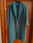 Дамско дълго палто тюркоаз, снимка 2