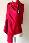 Moschino нов червен шал , снимка 2