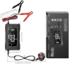 Ново Смарт зарядно 10A 12V/24V ремонт режим дисплей за акумулатори кола, снимка 9